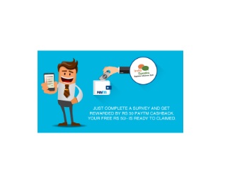 India Desire : Paytm IndiaSpeaks Survey Offer : Free Rs. 50 Paytm Wallet Cash On Completing 10 Min Survey